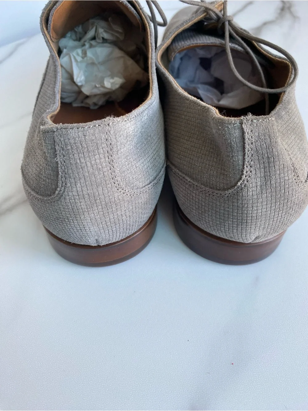 ALDO men’s grey dress shoes size 12 suede